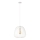 Pendel med ledning OVELLA 1xE27/15W/230V Ø 36 cm cremefarvet