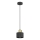 Pendel med ledning PARKLA 1xE27/15W/230V sort