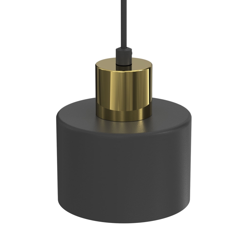 Pendel med ledning PARKLA 1xE27/15W/230V sort