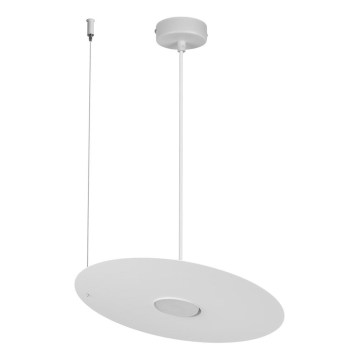Pendel med ledning PIATTO 1xGX53/15W/230V Ø 35 cm hvid