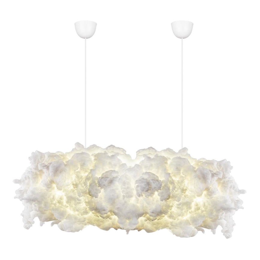 Pendel med ledning SERENE 2xE27/40W/230V hvid