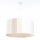 Pendel med ledning STRIPES 1xE27/60W/230V Ø 40 cm cremefarvet