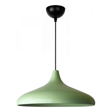 Pendel med ledning VULCANO 1xE27/40W/230V grøn