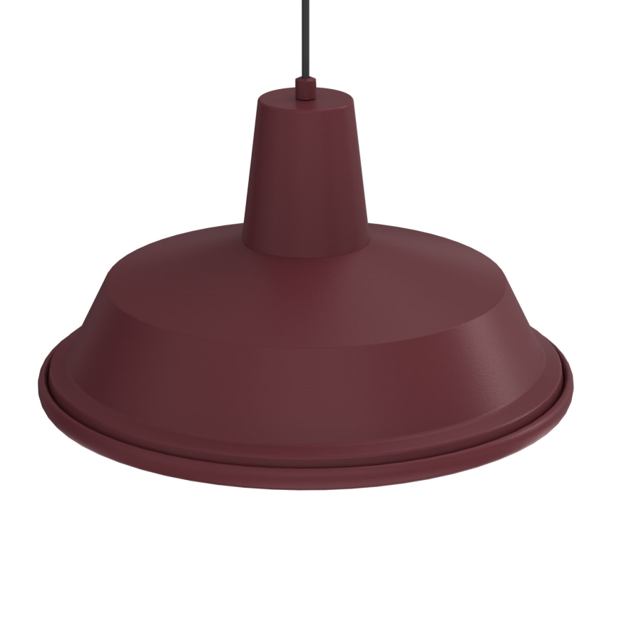 Pendel med stålwire CLASS 1xE27/15W/230V bordeaux