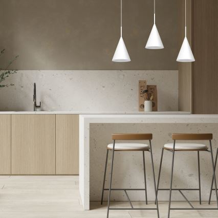 Pendel med wire CAPITAL 1xGX53/15W/230V Ø 17 cm hvid