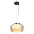 Pendel med wire INSIEME 1xGX53/10W/230V Ø 35 cm, røgfarvet beige