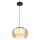 Pendel med wire INSIEME 1xGX53/10W/230V Ø 35 cm, røgfarvet beige
