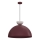 Pendel med wire NEVIS 1xE27/15W/230V Ø 50 cm bordeaux