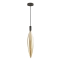 Pendel med wire NORDIC 1xG9/5W/230V sort/røget beige