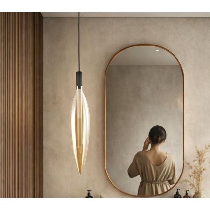 Pendel med wire NORDIC 1xG9/5W/230V sort/røget beige