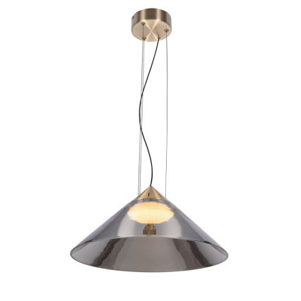 Pendel med wire PRESTO 1xGX53/10W/230V Ø 42 cm guld/røggrå