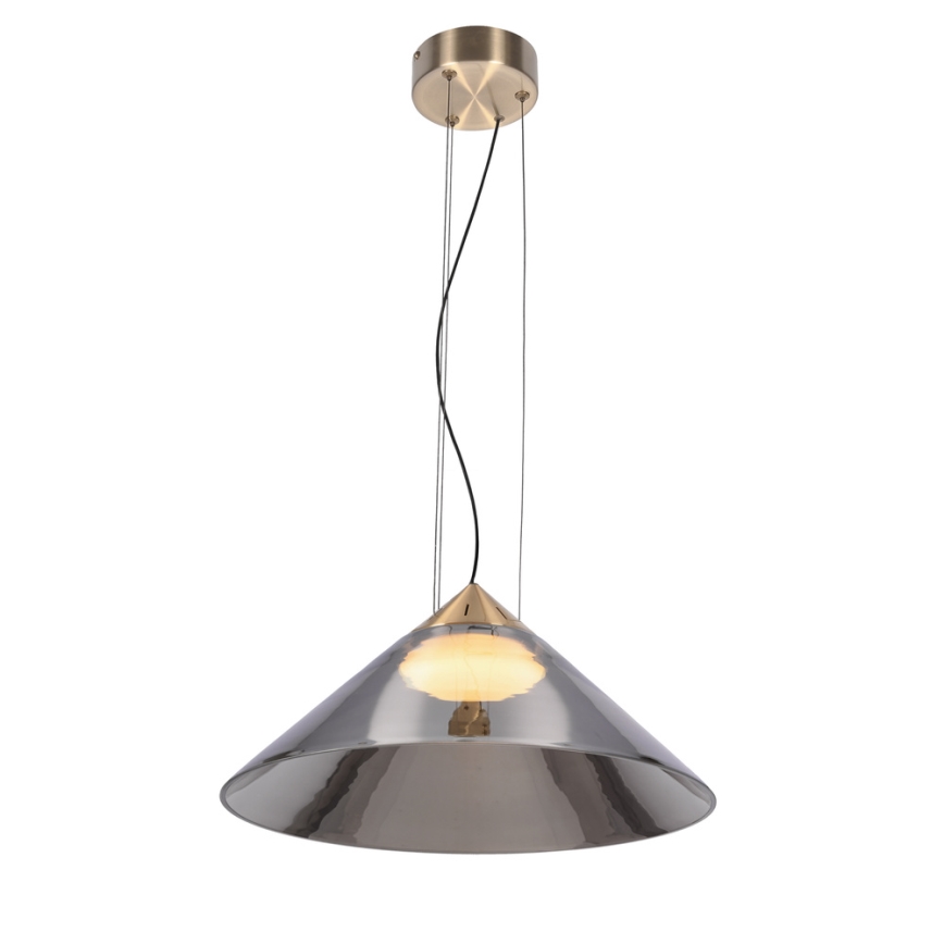 Pendel med wire PRESTO 1xGX53/10W/230V Ø 42 cm guld/røggrå