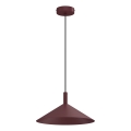 Pendel med wireophæng ANEGA 1xGX53/15W/230V Ø 30 cm bordeaux