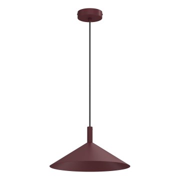 Pendel med wireophæng ANEGA 1xGX53/15W/230V Ø 30 cm bordeaux