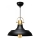 Pendel med wireophæng AYD 1xE27/40W/230V sort/guld