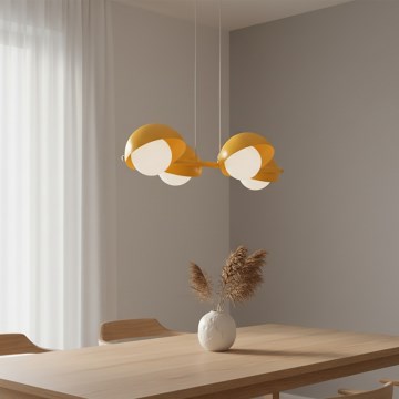 Pendel med wireophæng BOOM 4xG9/8W/230V orange