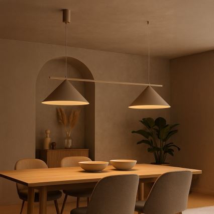 Pendel med wireophæng CAPITAL 2xGX53/15W/230V beige