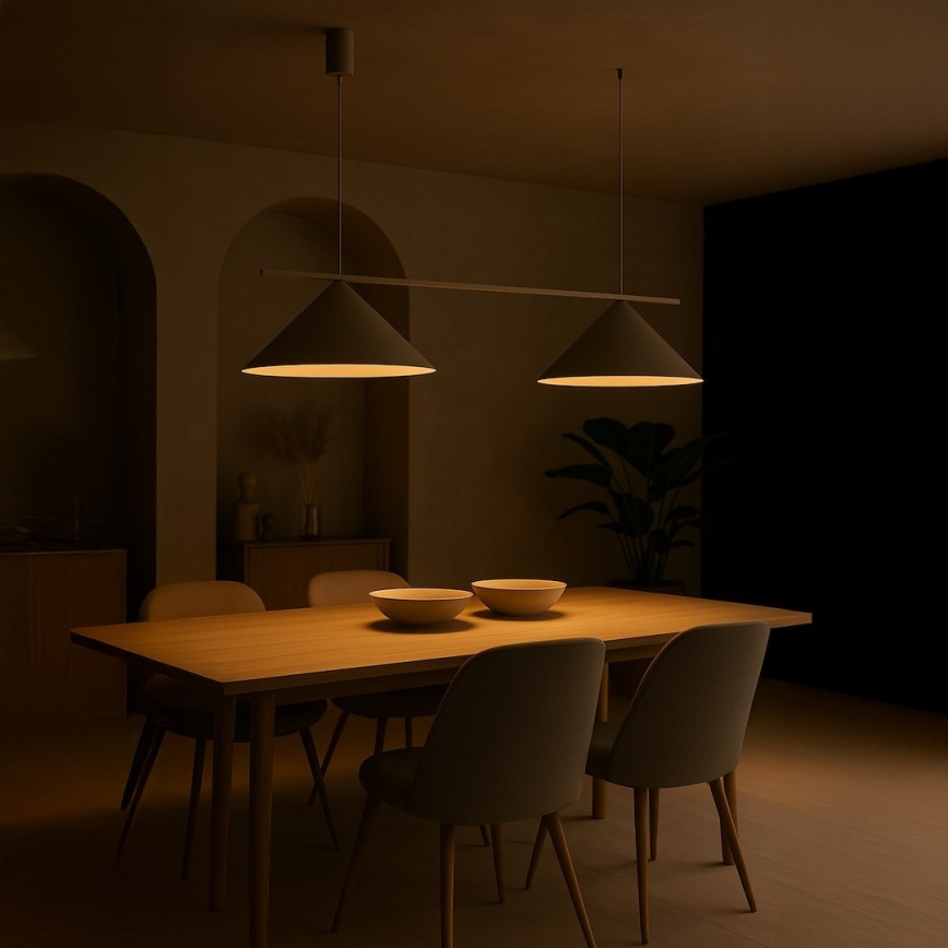 Pendel med wireophæng CAPITAL 2xGX53/15W/230V beige