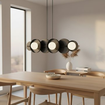 Pendel med wireophæng MODEL 6xG9/8W/230V, sort