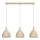 Pendel med wireophæng NOAK CLASSIC 3xE27/15W/230V beige