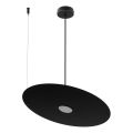 Pendel med wireophæng PIATTO 1xGX53/15W/230V Ø 45 cm sort