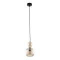 Pendel med wireophæng SOPHIA 1xE14/10W/230V sort/røget beige