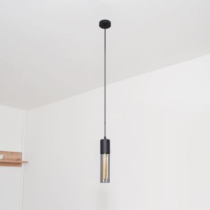 Pendel MELODY 1xE27/15W/230V sort