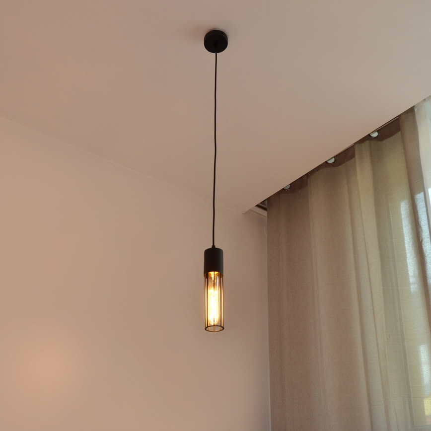 Pendel MELODY 1xE27/15W/230V sort