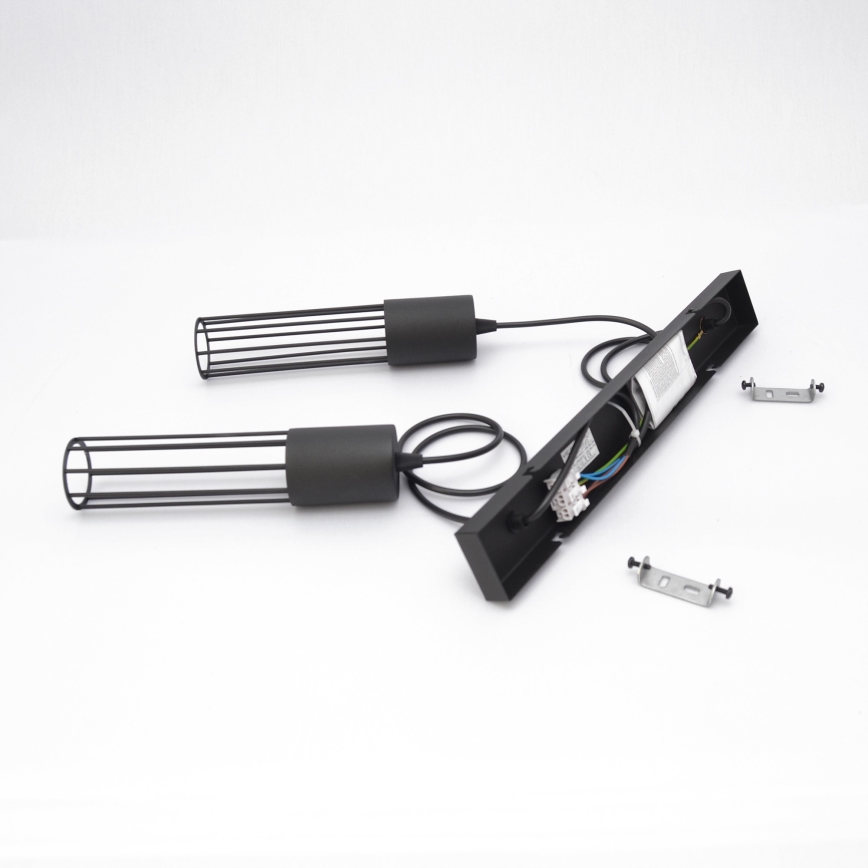 Pendel MELODY 2xE27/15W/230V sort