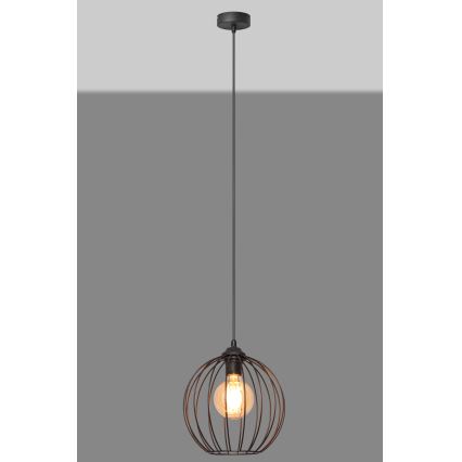 Pendel MERCURE 1xE27/15W/230V diameter 24 cm sort