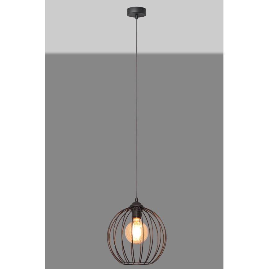 Pendel MERCURE 1xE27/15W/230V diameter 24 cm sort