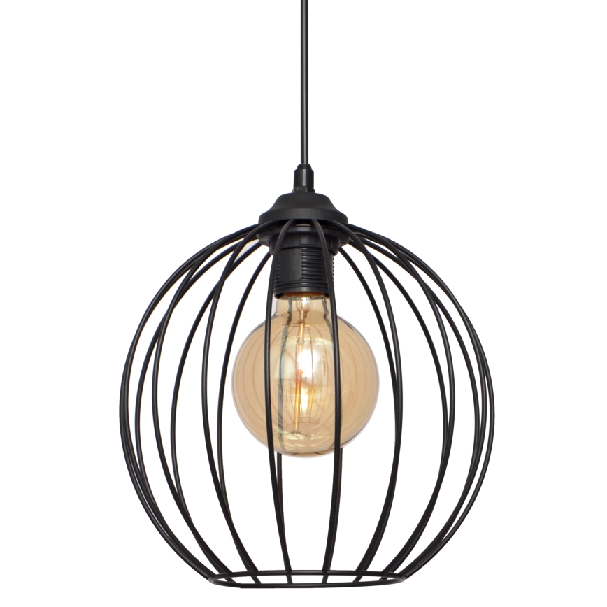 Pendel MERCURE 1xE27/15W/230V diameter 24 cm sort