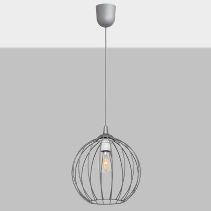 Pendel MERCURE 1xE27/15W/230V grå