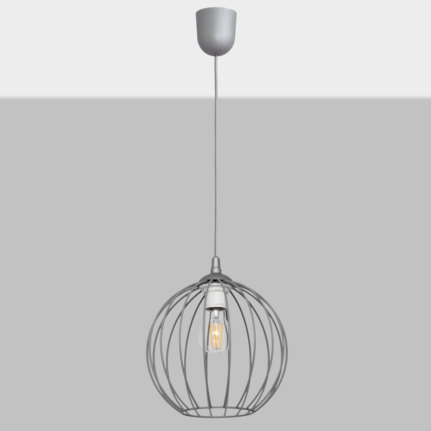 Pendel MERCURE 1xE27/15W/230V grå