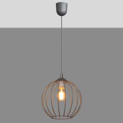 Pendel MERCURE 1xE27/15W/230V grå