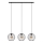 Pendel MERCURE 3xE27/15W/230V sort