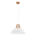 Pendel MIGOT 1xE27/15W/230V beige/guldfarvet