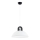 Pendel MIGOT 1xE27/15W/230V sort/skinnende krom