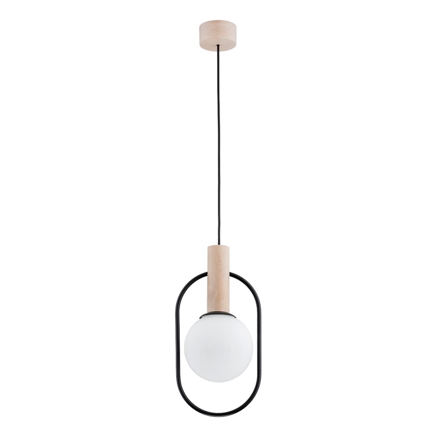 Pendel MIKI 1xE14/10W/230V sort/beige