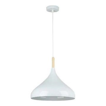 Pendel MIKO 1xE27/60W/230V diameter 32 cm hvid