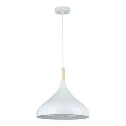 Pendel MIKO 1xE27/60W/230V diameter 32 cm hvid