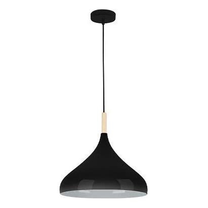 Pendel MIKO 1xE27/60W/230V diameter 32 cm sort
