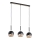 Pendel MILTONA 3xE27/60W/230V sort/beige