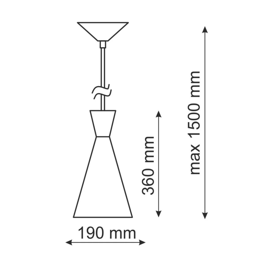 Pendel MODERN 1C 1xE27/20W/230V