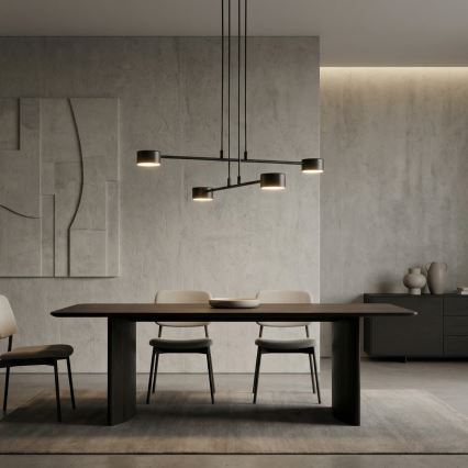 Pendel MODUS 4xGX53/12W/230V sort