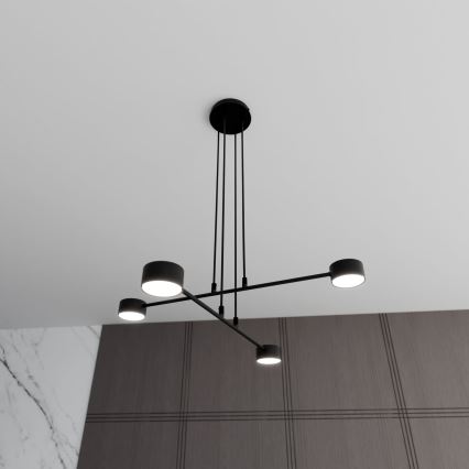 Pendel MODUS 4xGX53/12W/230V sort