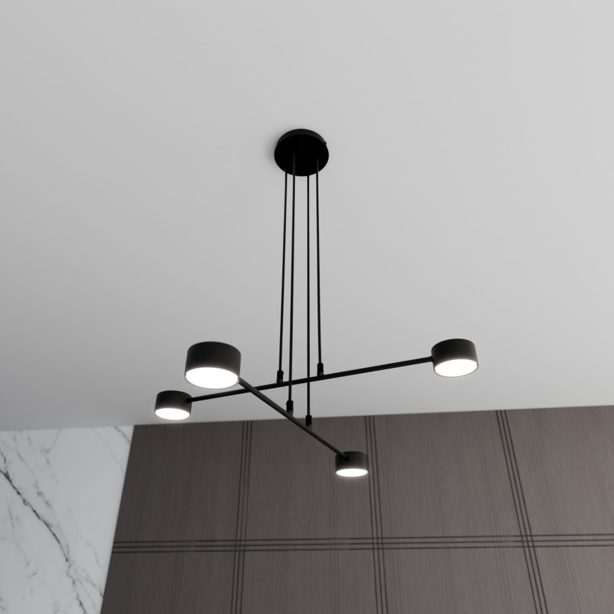 Pendel MODUS 4xGX53/12W/230V sort