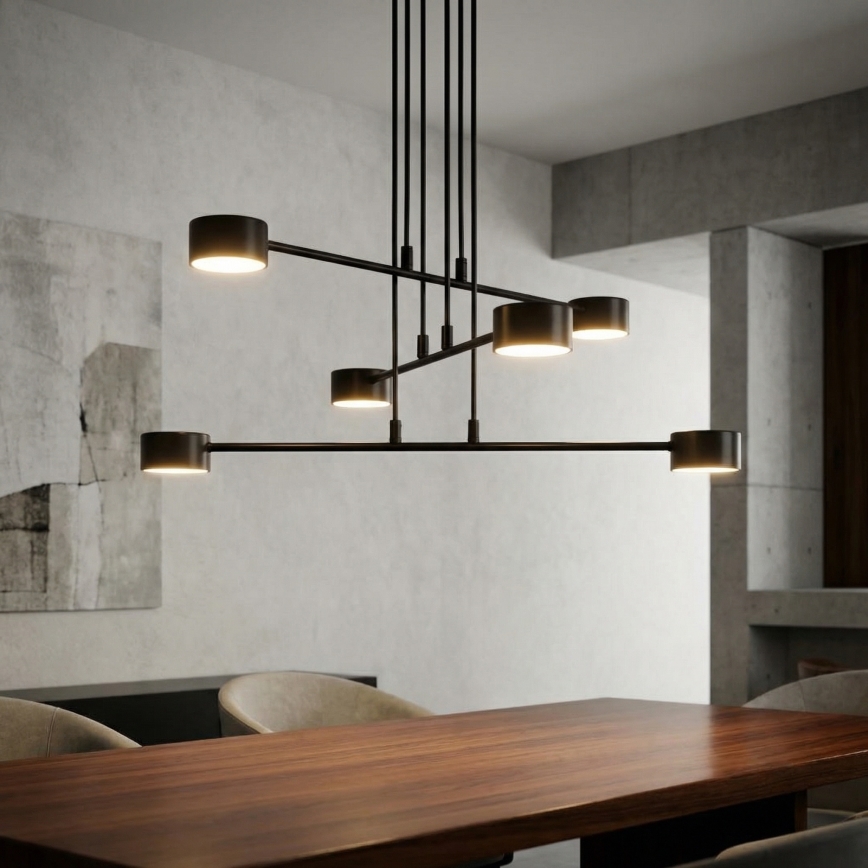 Pendel MODUS 6xGX53/10W/230V sort