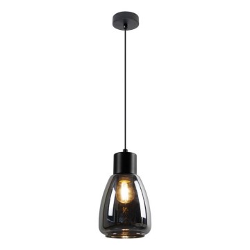Pendel MOLDO 1xE27/40W/230V sort/røget sort