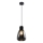 Pendel MOLDO 1xE27/40W/230V sort/røget sort
